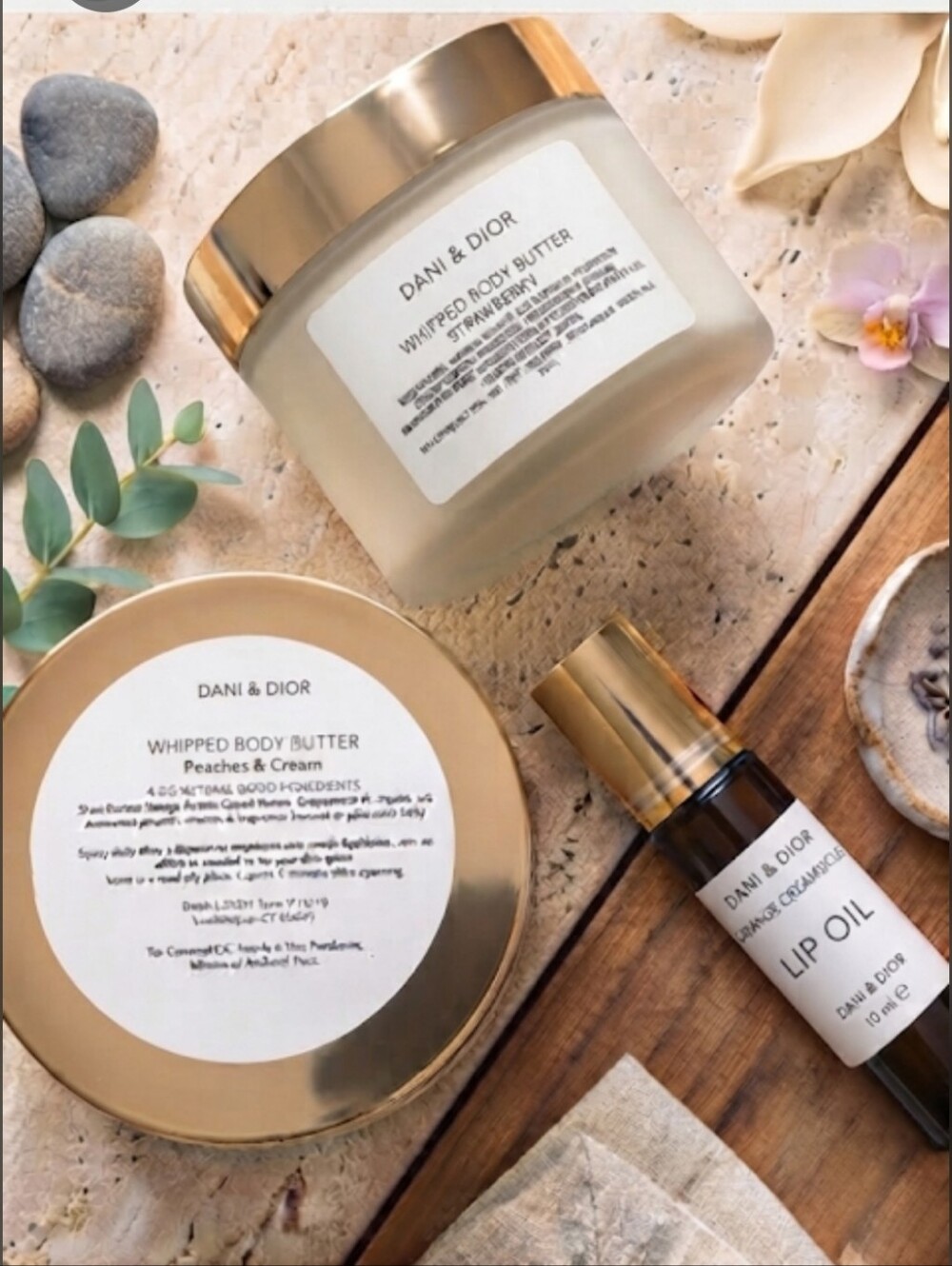 Dani & Dior & Nine West 5 Piece Set. Featuring Dani & Dior Body Butter & Lip Oil - Picture 2 of 4